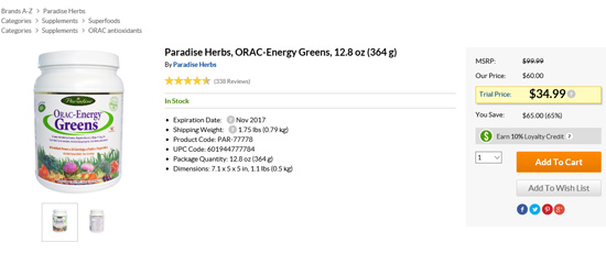 Orac Energy Greensセール